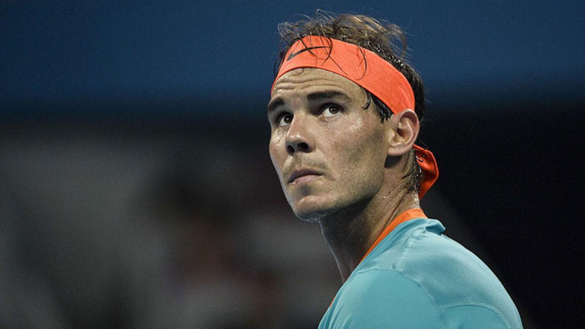 Rafael Nadal, durante el partido de cuartos de final del torneo de Pekín contra Martin Klizan, el viernes pasado