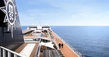 Interior del barco MSC Sinfonía, actualmente atracado en el puerto de València.