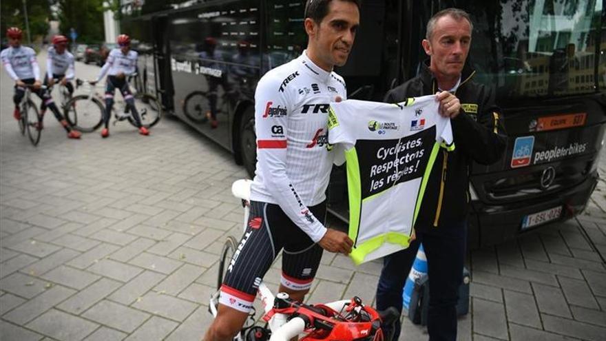 Alberto Contador encara el Tour optimista y fuerte