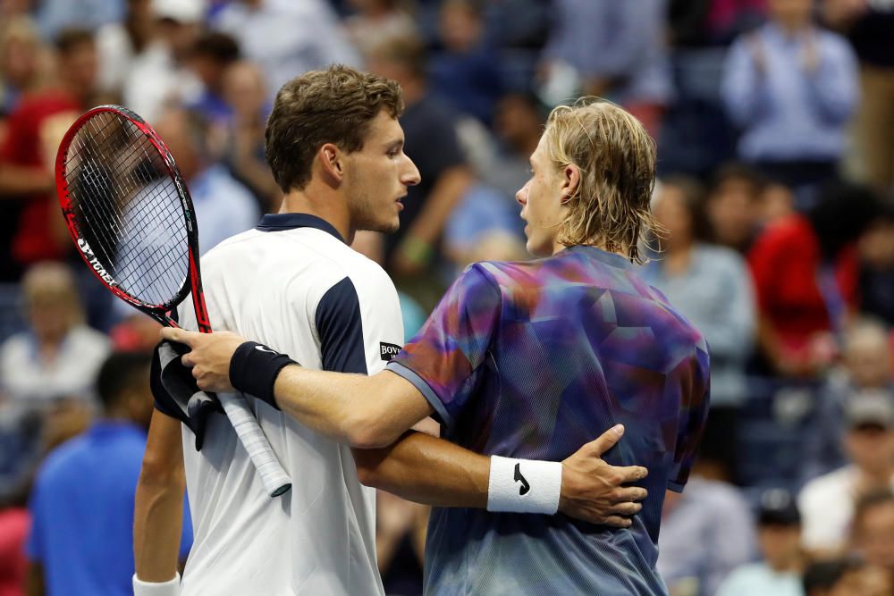 Imágenes del partido entre Carreño y Shapovalov.