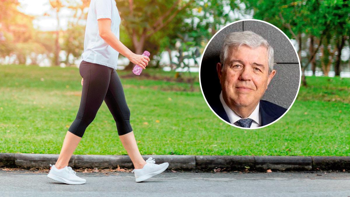 Imagen de una persona andando