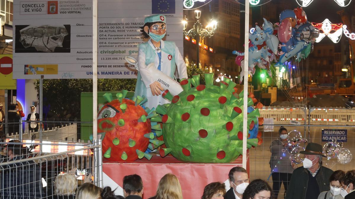 Vigo arranca su Entroido entronando al COVID