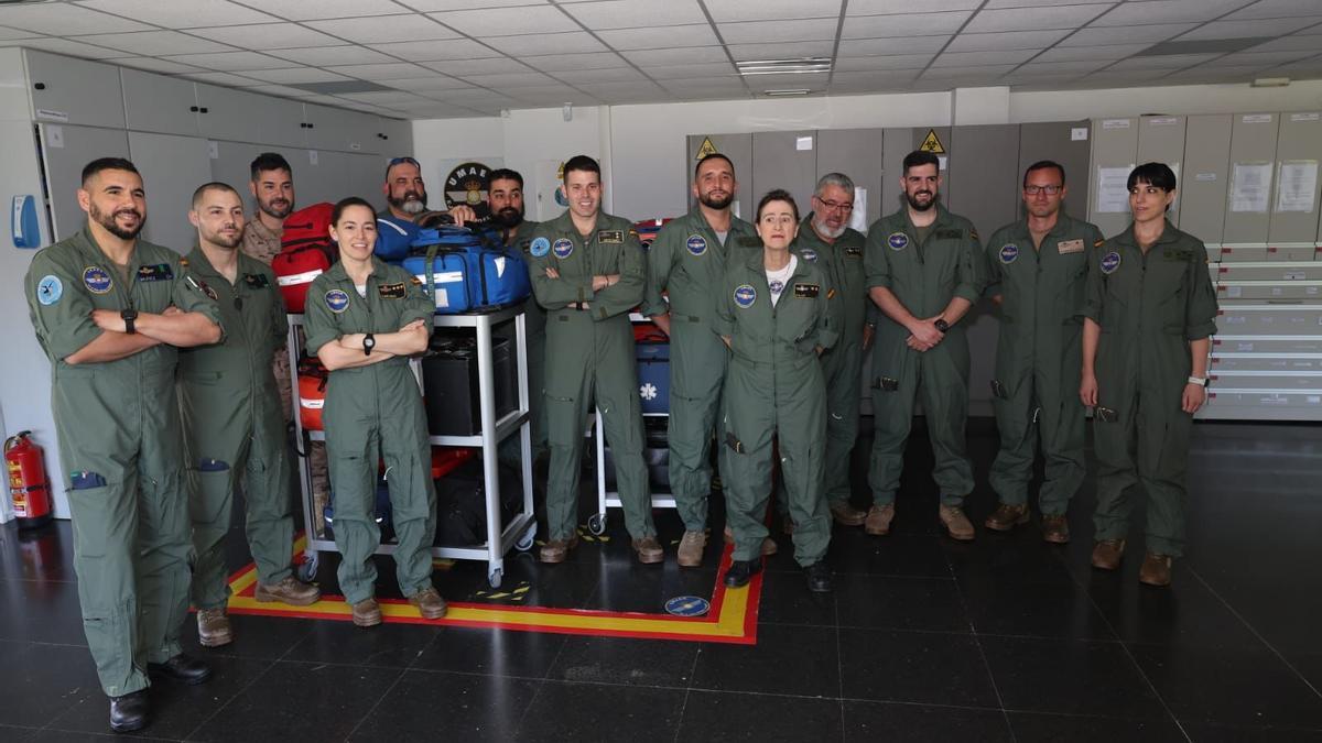 Este es el equipo médico militar que viaja a Tailandia para trasladar a Álex García Galas