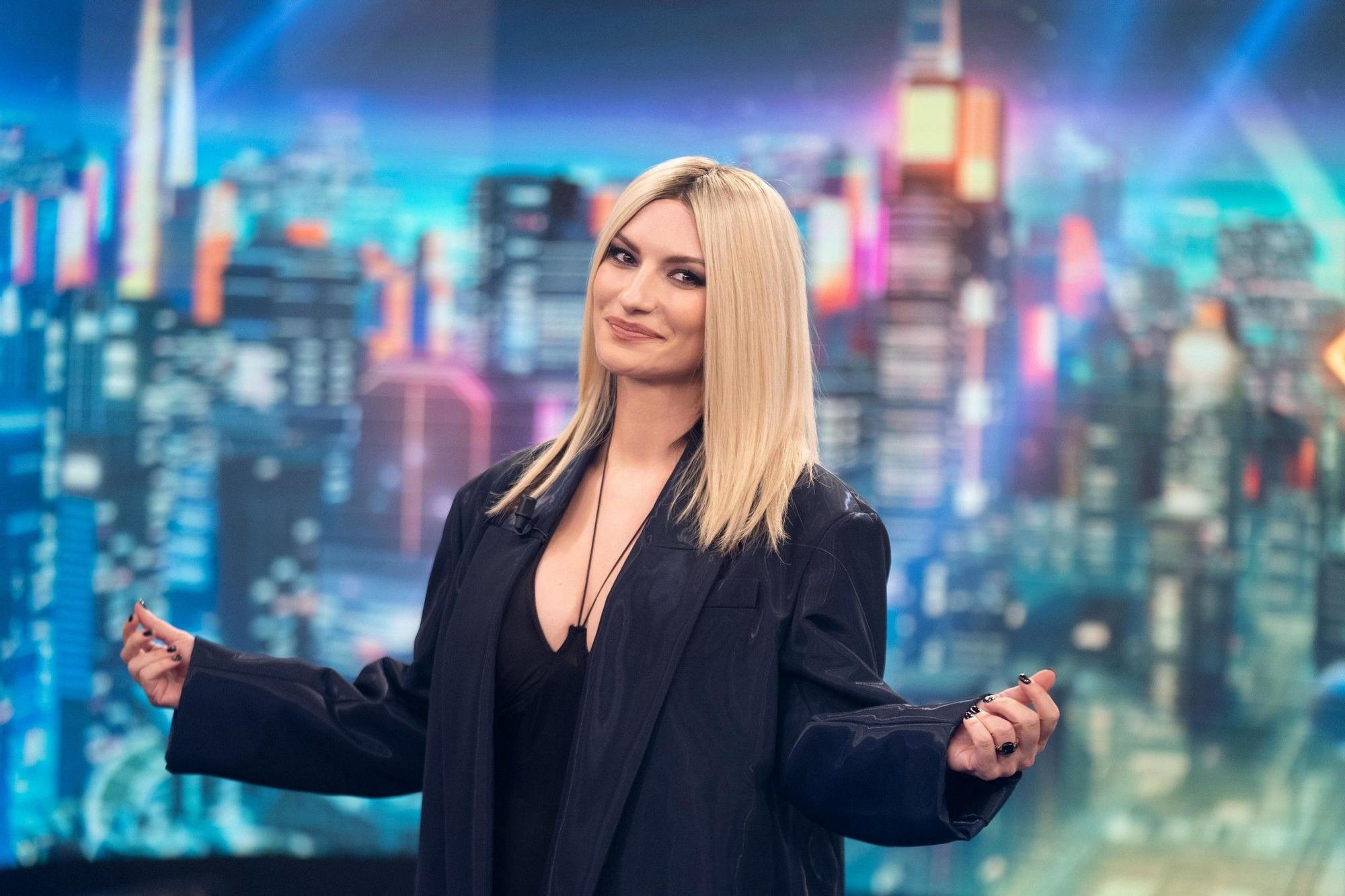 Laura Pausini, rubia en 'El Hormiguero'