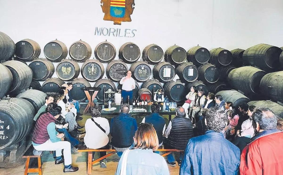 Una de las actividades celebradas en la pasada edición de la Cata de Moriles.