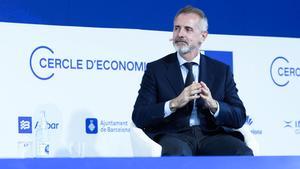 Marc Murtra, presidente de Telefónica, este lunes en la reunión anual del Cercle dEconomia.