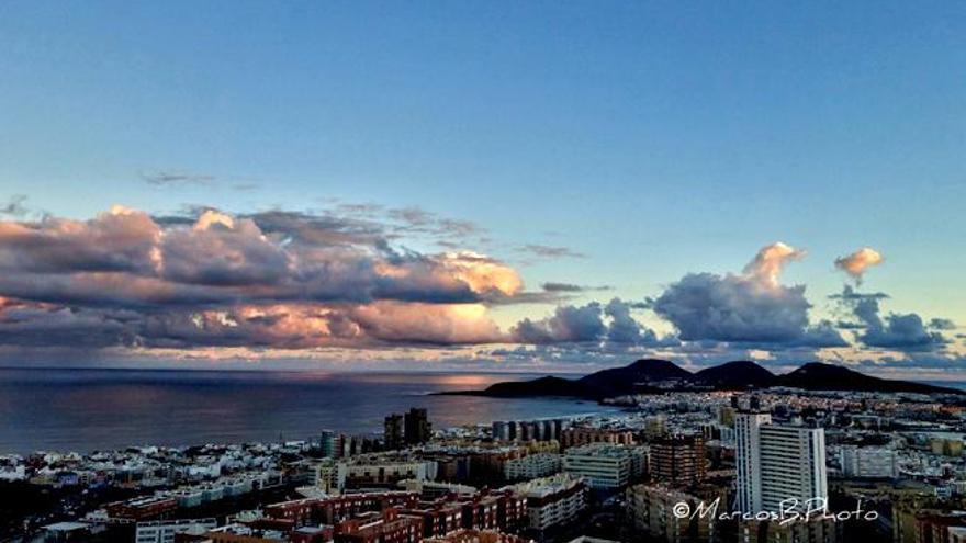 Amanecer en la capital grancanaria de este jueves 30 de octubre.