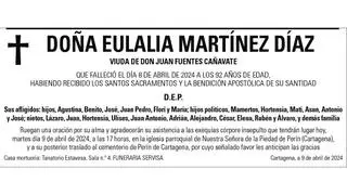 Dª Eulalia Martínez Díaz