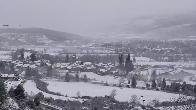 Les imatges de la nevada arreu de Catalunya