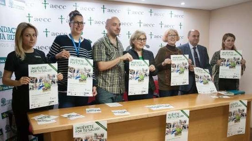 Presentación en la Asociación contra el Cáncer.