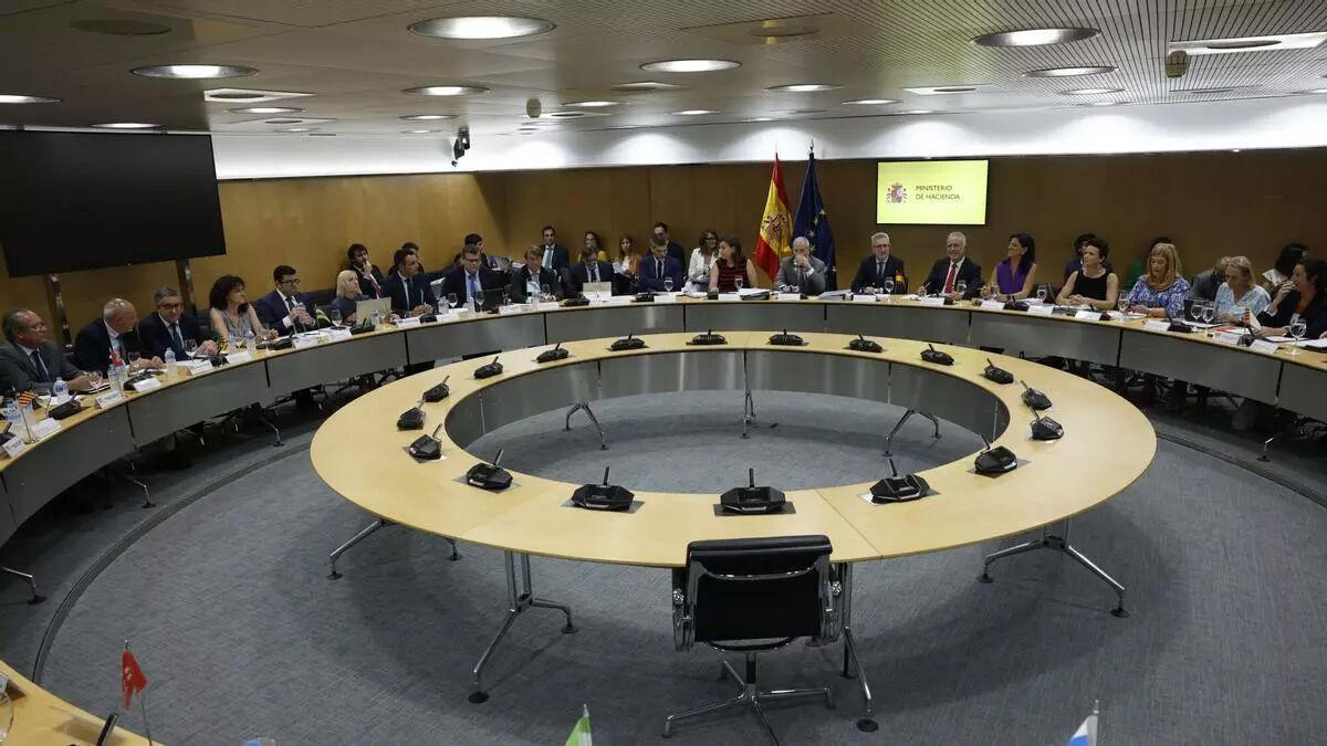 Ministerio y comunidades reunidas en el último Consejo de Política Fiscal y Financiera.