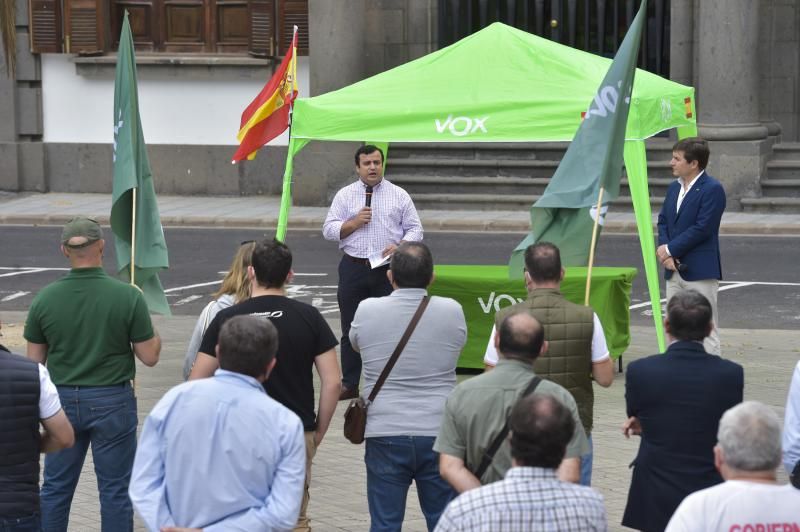 Manifestación de Vox contra la migración en Las Palmas de Gran Canaria