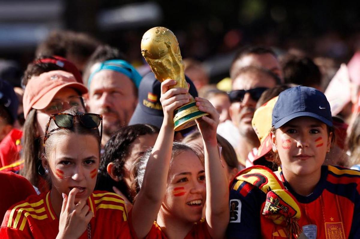 La celebración de los campeones del mundo por las calles de Madrid
