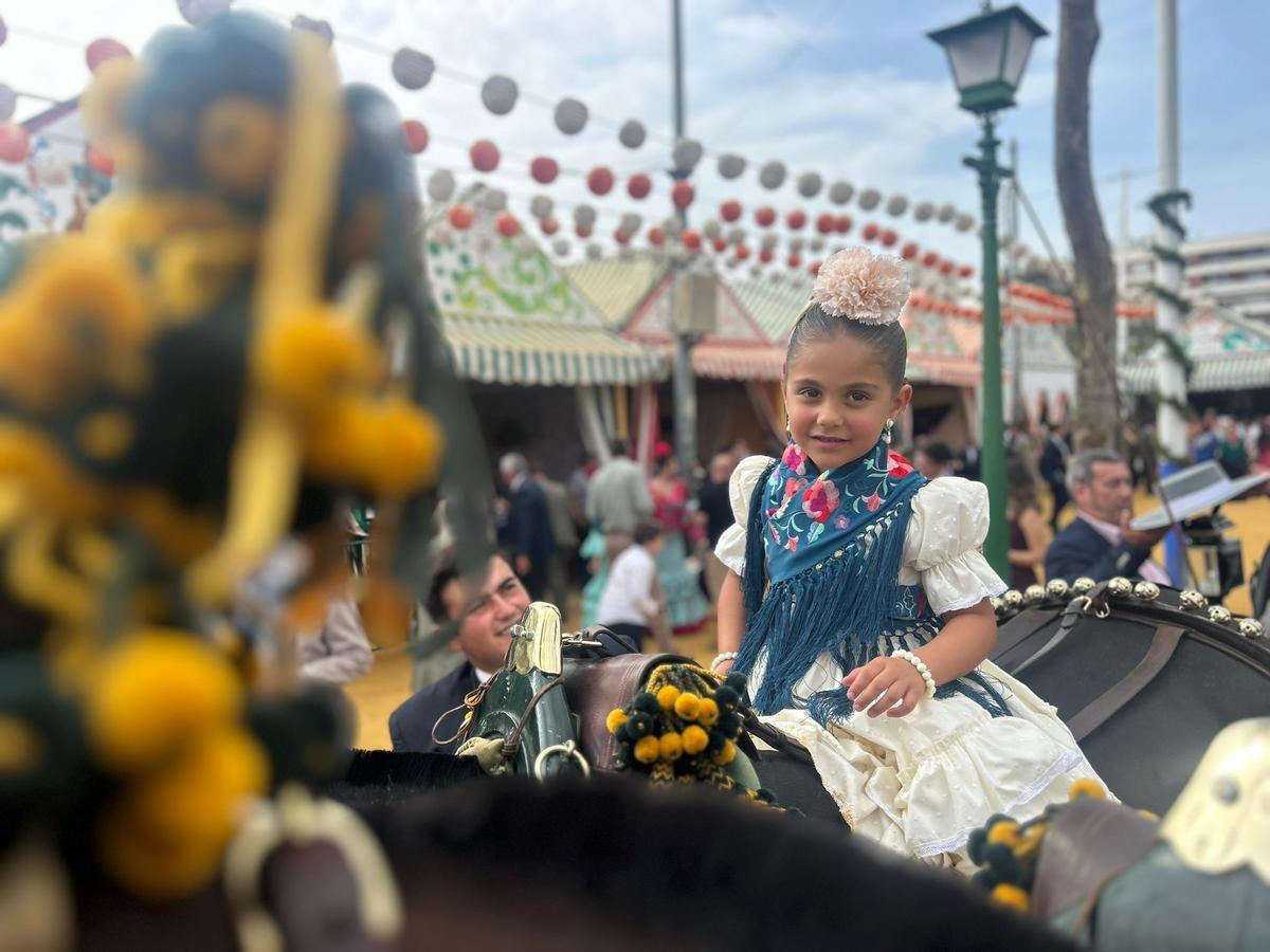 Sábado de Feria de Abril en Sevilla.