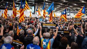 Protesta por el caos de Rodalies en la estación de Sants convocada por Assamblea