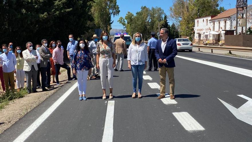 Visita del Gobierno andaluz a la A-367.