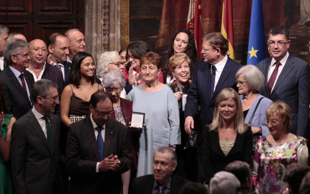 Acto institucional por el 9 d'Octubre en el Palau de la Generalitat