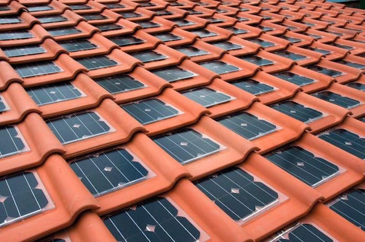 Tejas solares fotovoltaicas