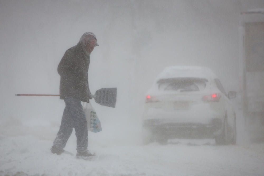 Efectes del temporal de fred a Buffalo