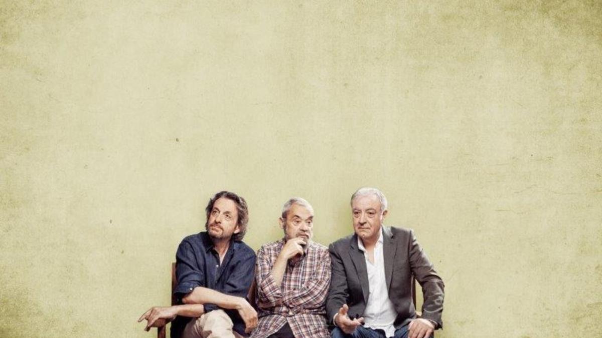 Ramon Madaula, Carles Canut y Jordi Bosch, protagonistas de la comedia Adossats