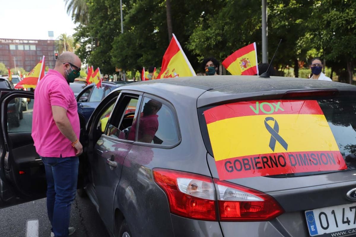 Manifestación de Vox en Córdoba contra la gestión del Gobierno