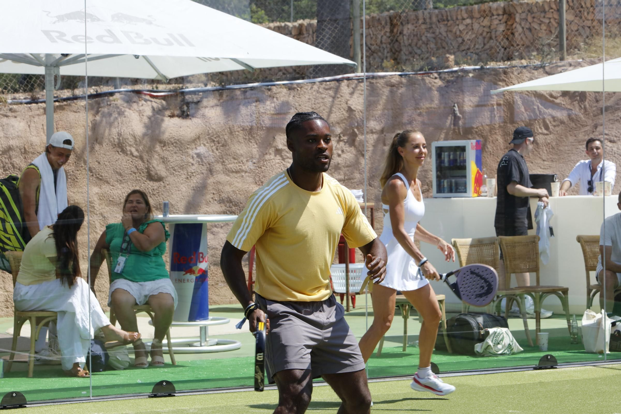 Johannes B. Kerner, Jürgen Klopp und Jens Lehmann duellieren sich auf dem Padel-Platz in Santa Ponça