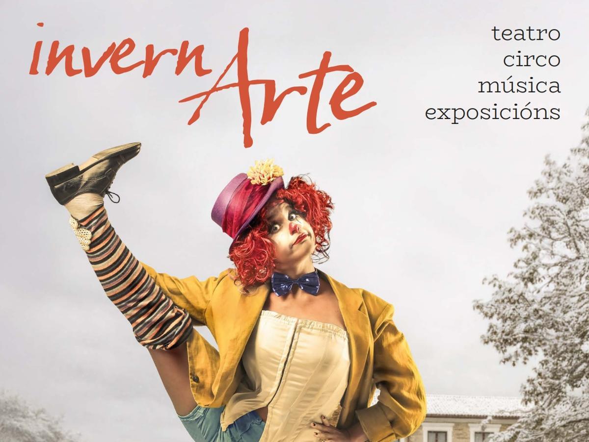 Imagen del cartel de la programación cultural de InvernArte 2026.