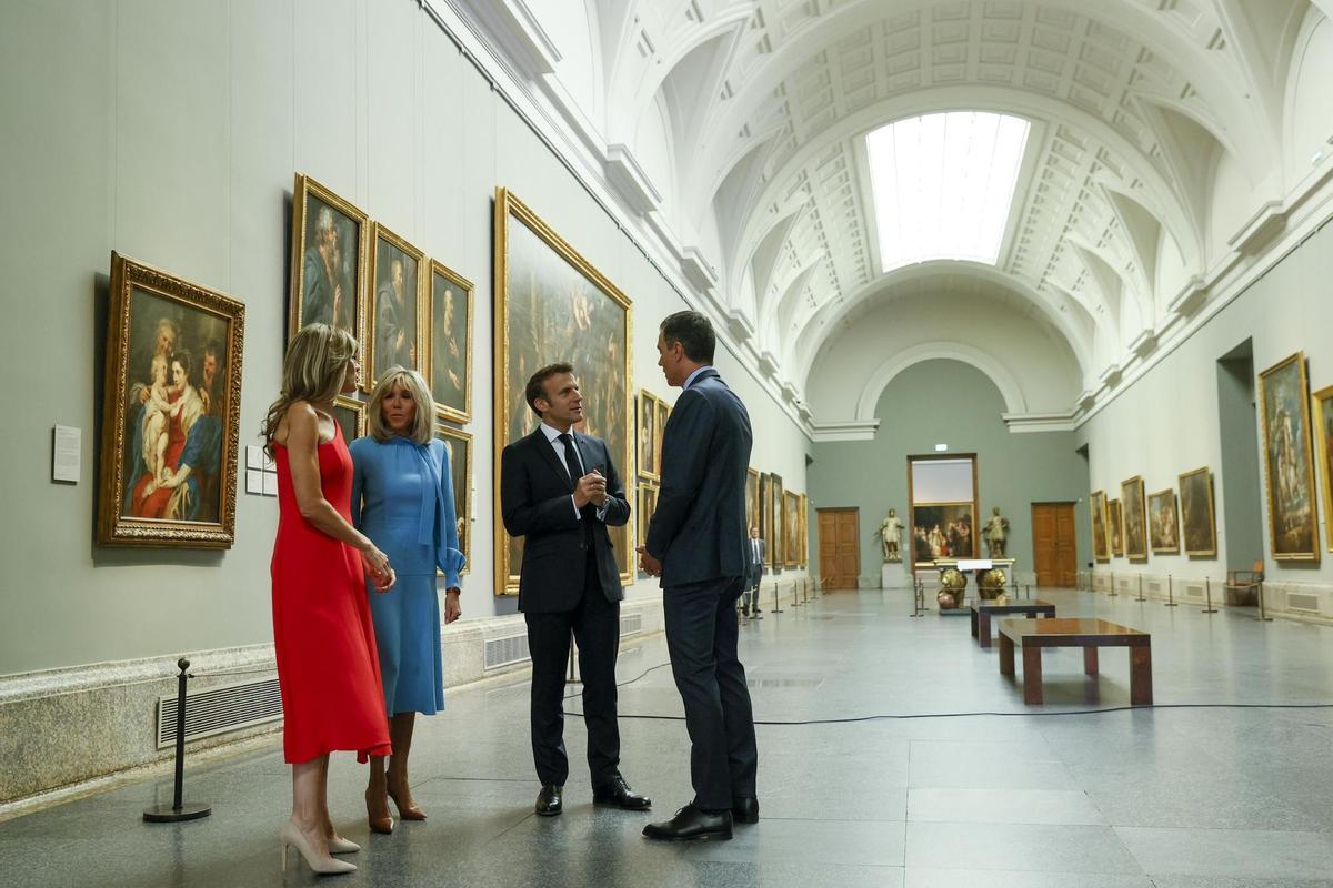 Los jefes de Estado y de Gobierno de la OTAN visitan el Museo del Prado