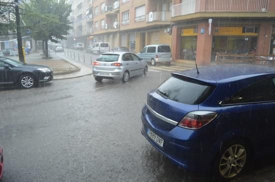 Forta tempesta d'estiu a Berga