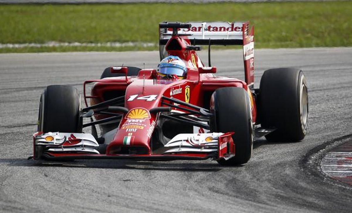Fernando Alonso, durant el GP de Malàisia, aquest diumenge. Fernando Alonso, durant el GP de Malàisia, aquest diumenge.