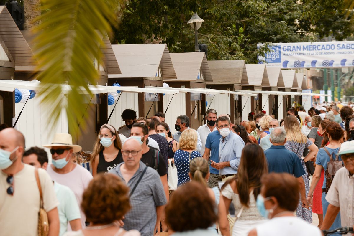 Inauguración del Gran Mercado Sabor a Málaga en el Parque