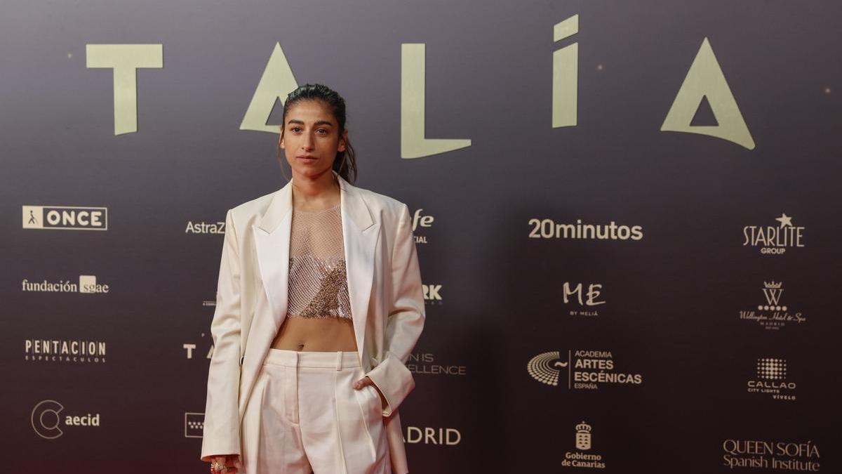 Carolina Yuste en los Premios Talía