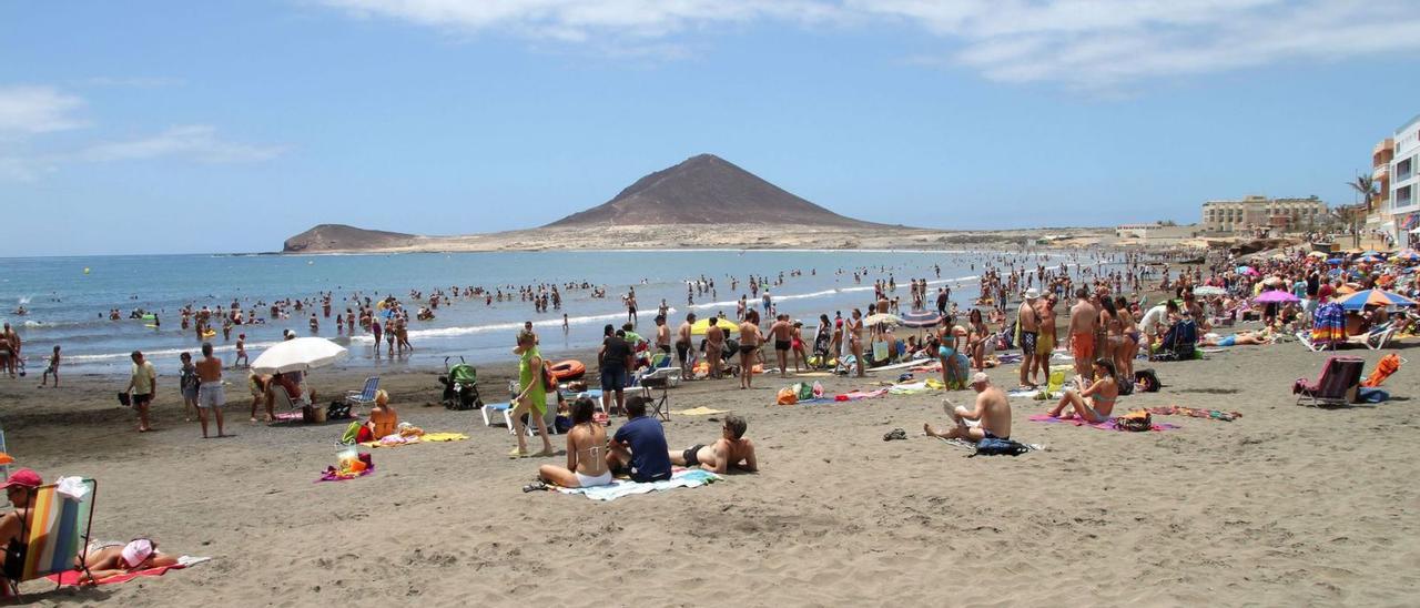 Imagen de archivo de la playa de El Médano, en Granadilla.