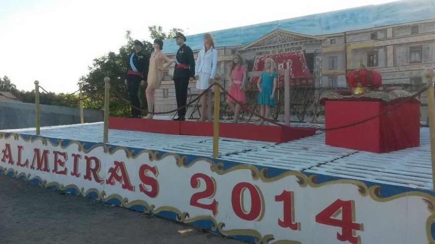 Vista de la falla de Almeiras, en la tarde de ayer. la opinión