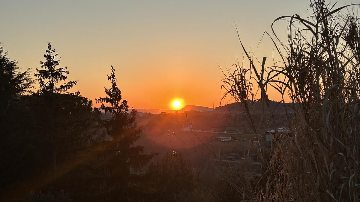 Posta de sol al Bages.