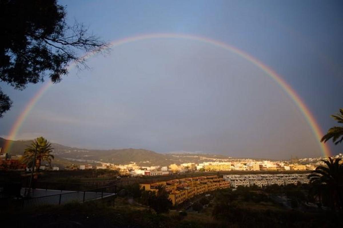 Arcoíris sobre Arucas.