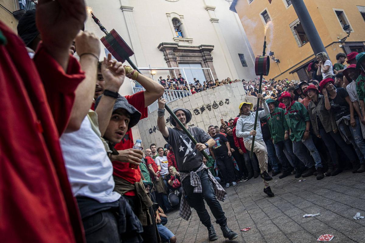 El Passacarrers de Patum d'aquest dimecres al vespre, en imatges