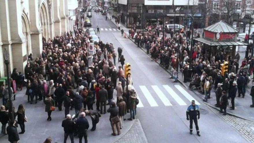 Funeral en Gijón por los fallecidos en Tordómar