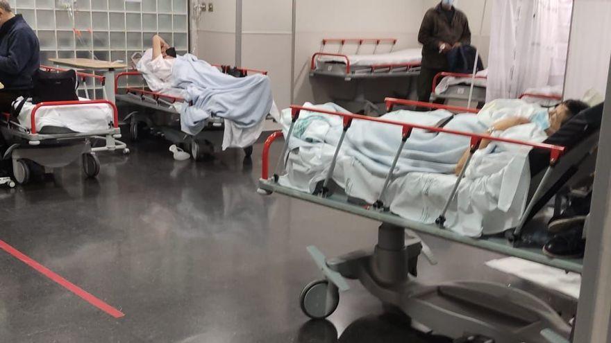 Una imagen tomada este martes en Urgencias del hospital de Son Espases.