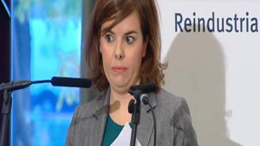 Soraya Sáenz de Santamaría: &quot;Las medidas populistas  derogan la confianza económica&quot;