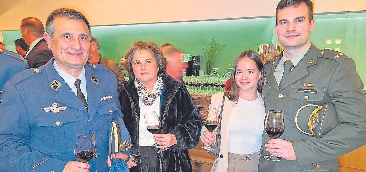 Antonio Pelez, Ftima Moreno, Claudia Monfort y Javier Morago