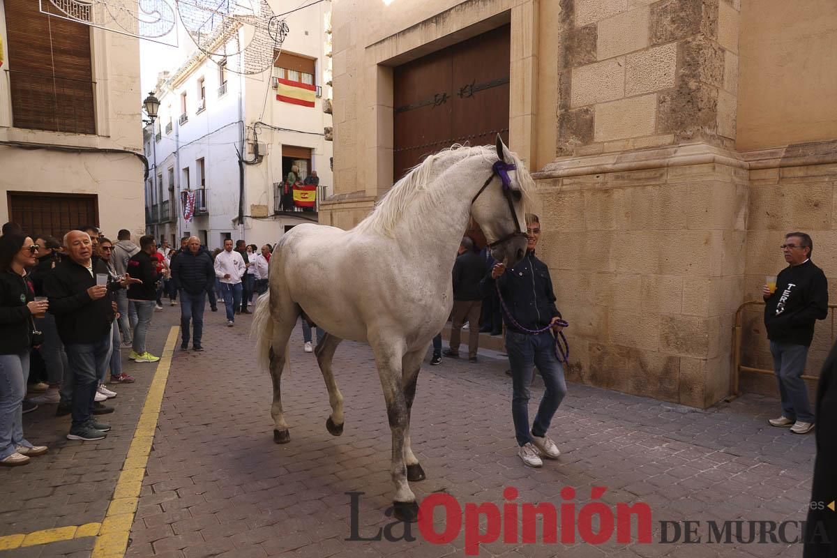 Concurso de caballo a pelo: pasacalles hasta el Hoyo en Caravaca