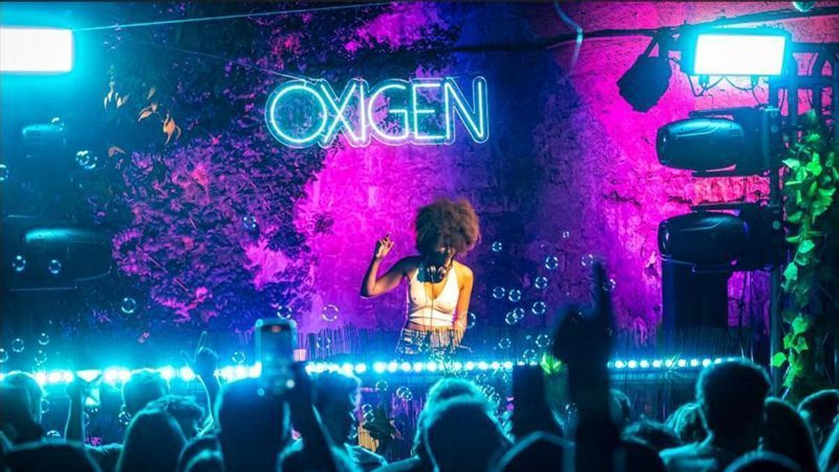 Edició de la festa Oxigen de l’any passat, a la placeta de la Mel