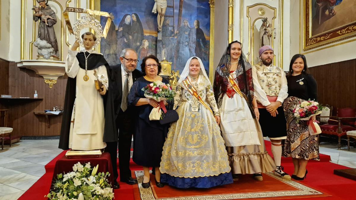 Acto de nombramiento de los nuevos clavarios del altar de san Vicente de La Canyada.