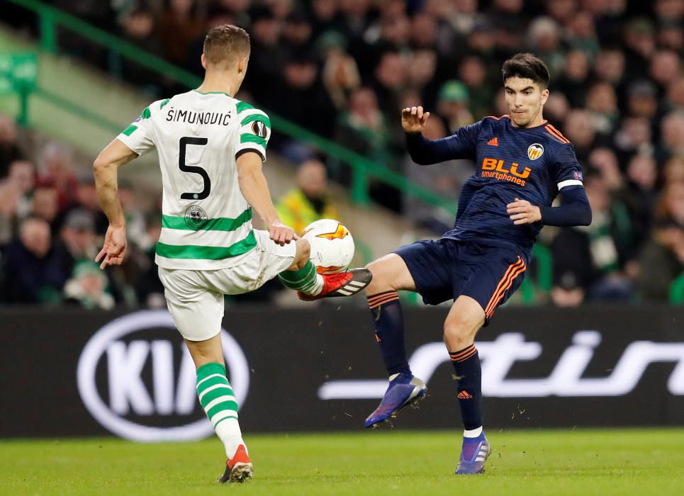 Europa League:  Celtic-Valencia CF (0-2)