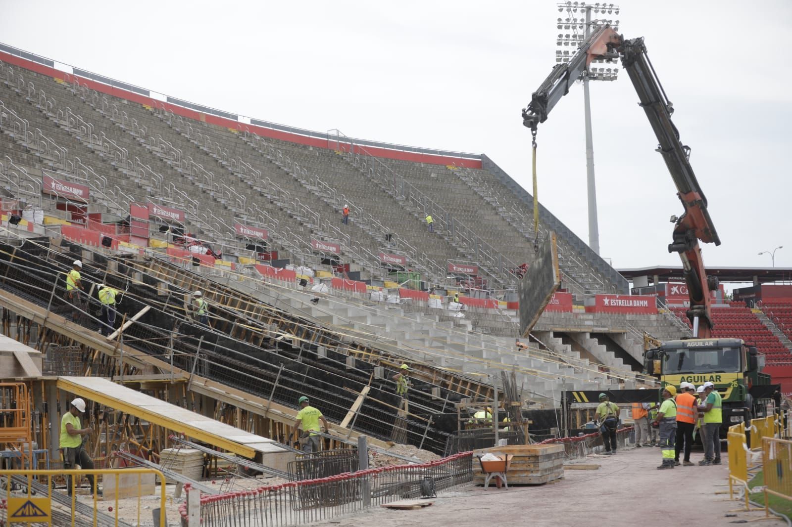 Umbauarbeiten in Son Moix - hier entsteht das neue Stadion von Real Mallorca