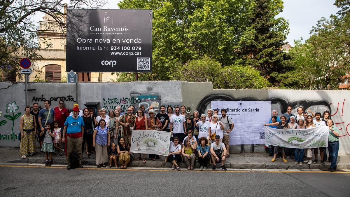 Protesta sarrià viviendas de lujo