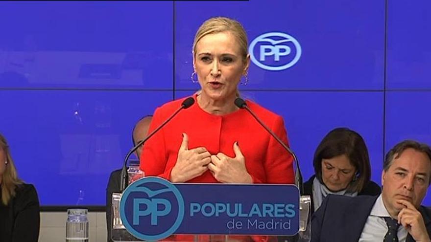 Cifuentes advierte que en su Gobierno no tienen cabida los corruptos"