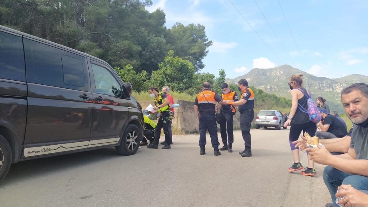 Búsqueda del montañero desaparecido desde el domingo en Xeraco.