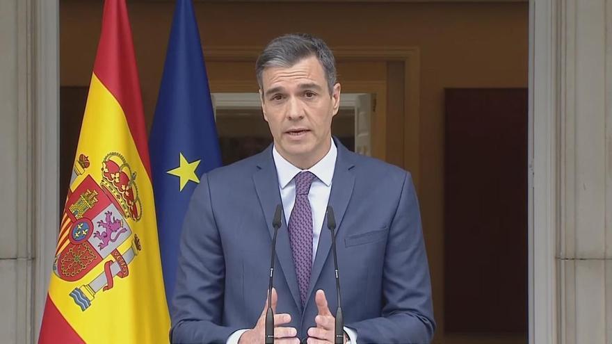 Sánchez anuncia el adelanto de elecciones, el lunes.